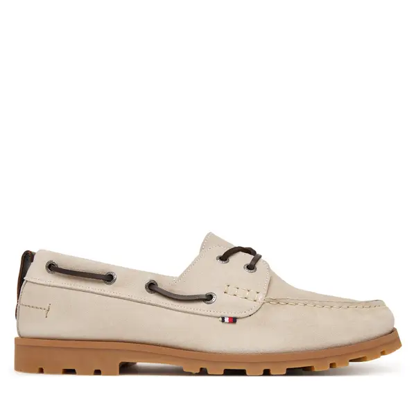 Tommy Hilfiger Mokasinke Tommy Hilfiger Light Sde FM0FM05747 Bež