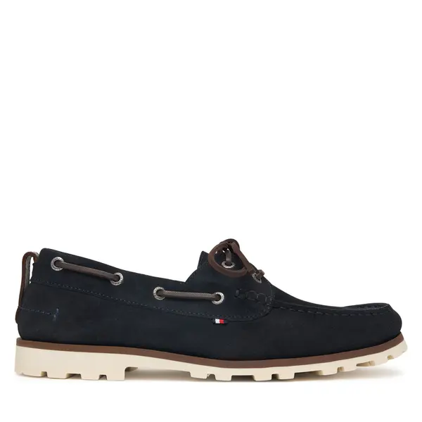 Tommy Hilfiger Mokasinke Tommy Hilfiger Light Sde FM0FM05747 Tamnoplava