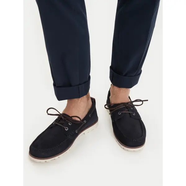 Tommy Hilfiger Mokasinke Tommy Hilfiger Light Sde FM0FM05747 Tamnoplava