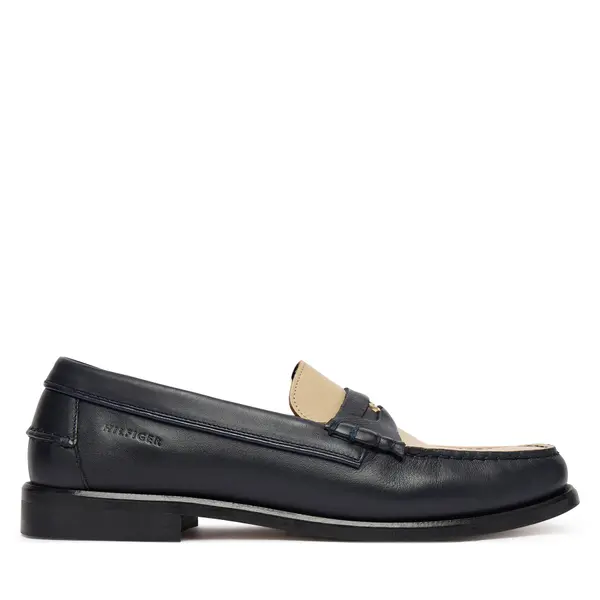 Tommy Hilfiger Mokasinke Tommy Hilfiger Penny Crust FM0FM05836 Tamnoplava