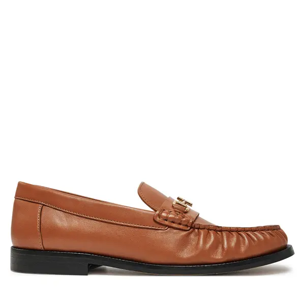 Tommy Hilfiger Mokasinke Tommy Hilfiger Soft Leather Horsebit Loafer FW0FW08414 Narančasta