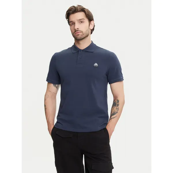 Moose Knuckles Moose Knuckles Polo Everett M34MT712 Tamnoplava Slim Fit