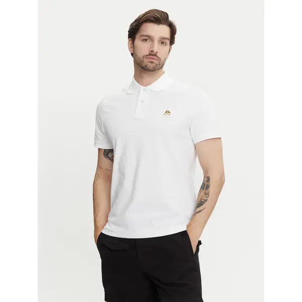 Moose Knuckles Moose Knuckles Polo Everett M34MT712G Bijela Regular Fit