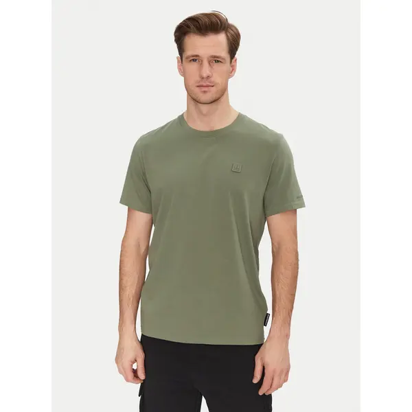 Moose Knuckles Moose Knuckles T-shirt Duluth M15MT759 Zelena Regular Fit