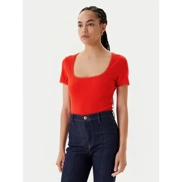 Morgan Morgan T-shirt 232-DLUBI Narančasta Slim Fit