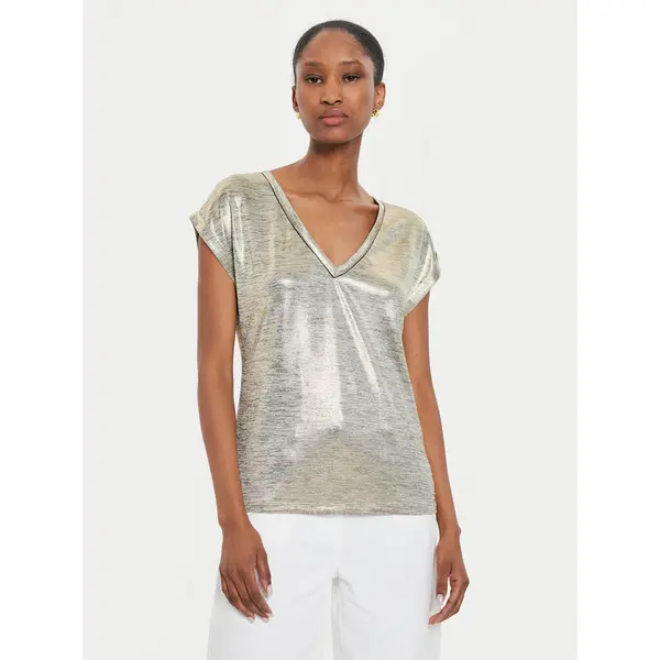Morgan Morgan T-shirt 242-DAYA1 Zlatna Regular Fit