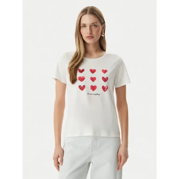 Morgan Morgan T-shirt 261-DONA Bijela Regular Fit