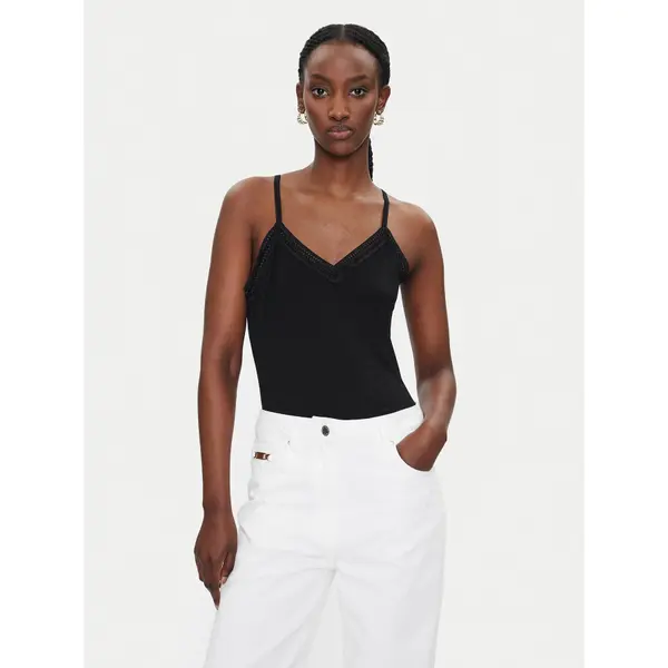 Morgan Morgan Top 192-BARBA.N Crna Slim Fit