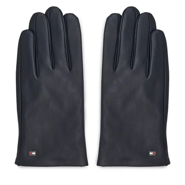 Tommy Hilfiger Muške rukavice Tommy Hilfiger Essential Flag Leather Gloves AM0AM11482 Tamnoplava