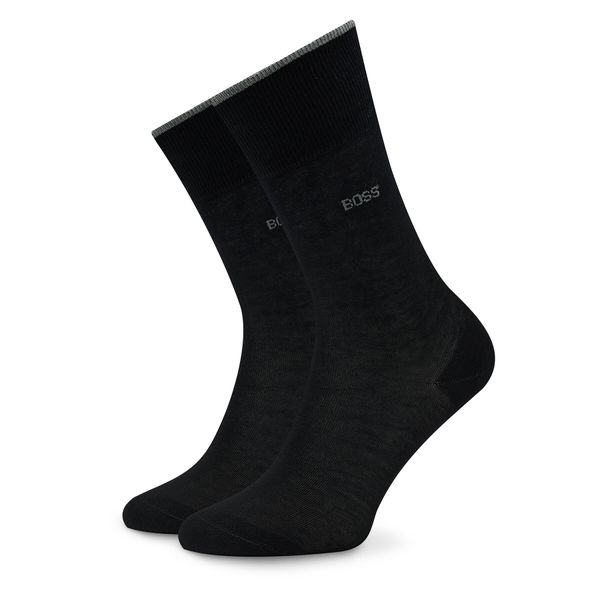 Boss Muške visoke čarape Boss George 50491170 Crna