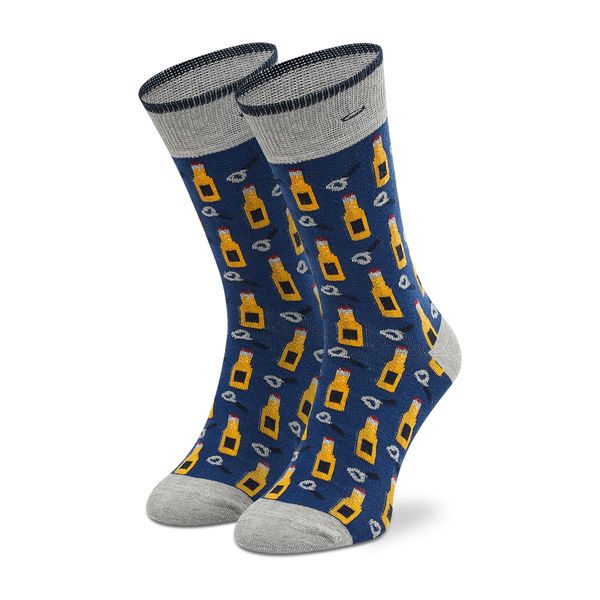 Cabaïa Muške visoke čarape Cabaïa Brono & Alix SOKFW2122 Tamnoplava