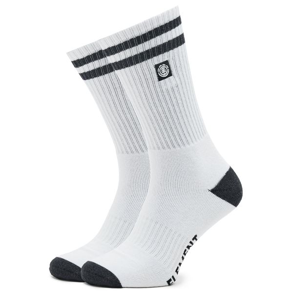 Element Muške visoke čarape Element Clearsight Socks ELYAA00145 Optic White WBB0