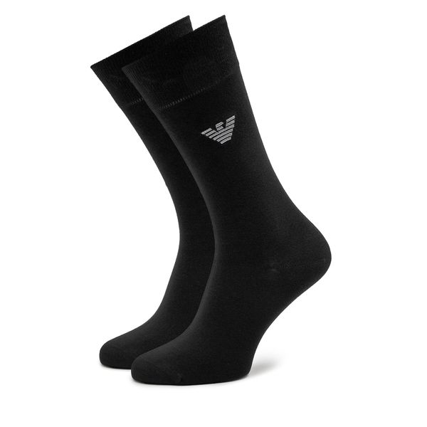 Emporio Armani Muške visoke čarape Emporio Armani 302502 4R269 00020 Nero