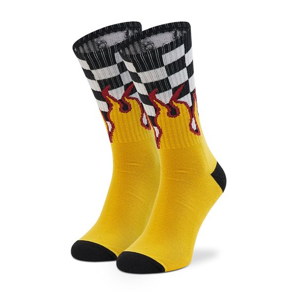 Vans Muške visoke čarape Vans Flame Check Crew VN0A4TQIZIA1 Black/White Che