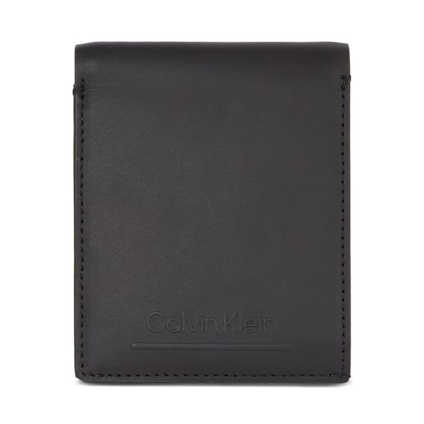 Calvin Klein Muški novčanik Calvin Klein Ck Must Bifold 5Cc W/Coin K50K510877 Ck Black Check BAX