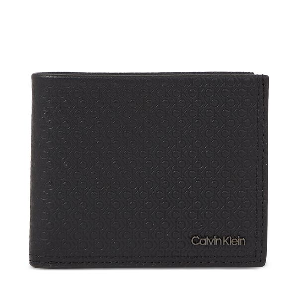 Calvin Klein Muški novčanik Calvin Klein Minimalism Bifold 6Cc W/Bill K50K510894 Black/Tonal Mono 01O
