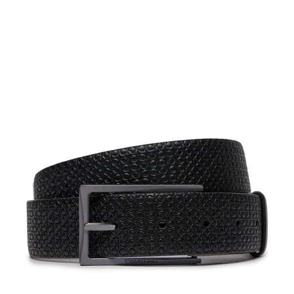 Calvin Klein Muški remen Calvin Klein Adj/Rev Slim Frame Mono 35Mm K50K511355 Black Nano Mono/Black Smooth 0GL