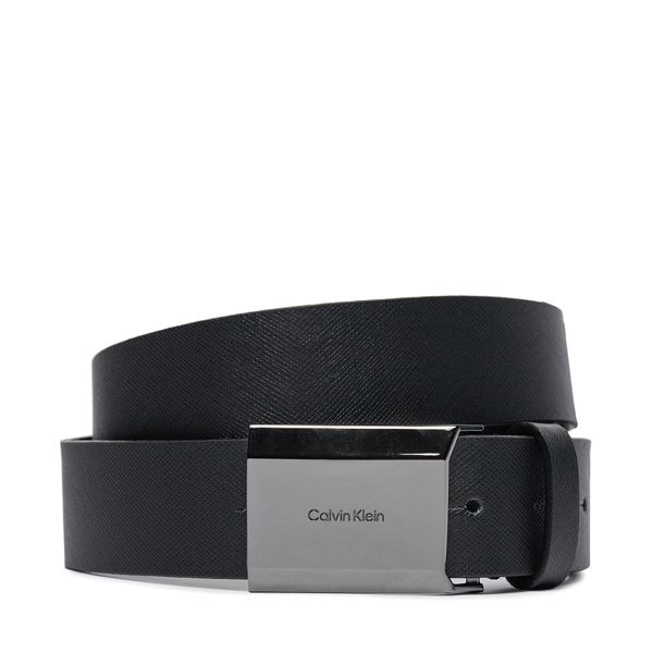 Calvin Klein Muški remen Calvin Klein Beveled Plaque 2.0 Saffiano 35Mm K50K511568 Crna