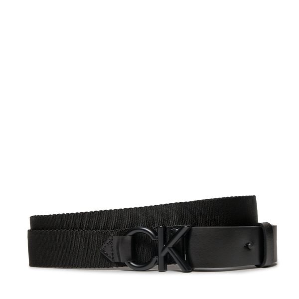 Calvin Klein Muški remen Calvin Klein Ck Metal Minimal Webbing 30Mm K50K511566 Crna