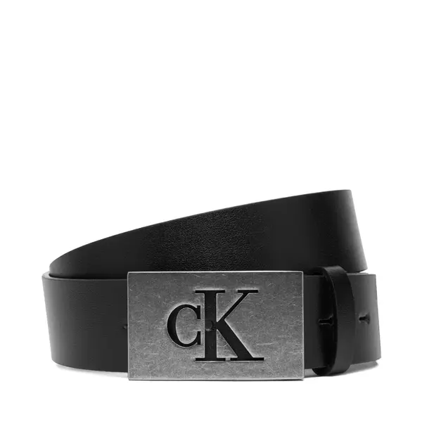 Calvin Klein Muški remen Calvin Klein Ck Plaque Smooth 35Mm LV04D7043G Crna
