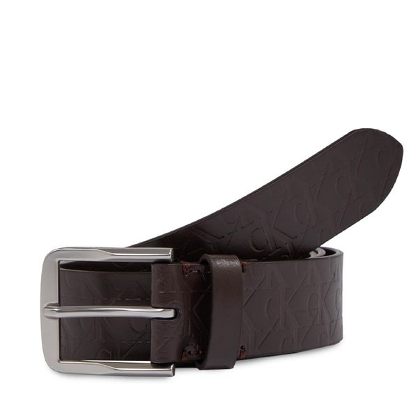 Calvin Klein Jeans Muški remen Calvin Klein Jeans Classic Flat Lthr Belt 35Mm Aop K50K511518 Bitter Brown Allover 01C