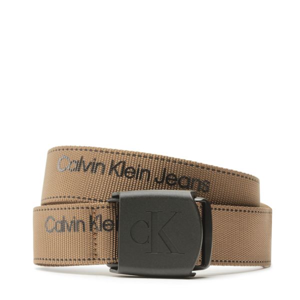 Calvin Klein Jeans Muški remen Calvin Klein Jeans Plaque Logo Webbing Belt 38Mm K50K510473 GC7