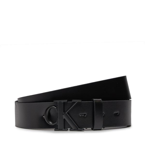 Calvin Klein Jeans Muški remen Calvin Klein Jeans Ro Mono Plaque Lthr Belt 35Mm K50K511831 Black BEH