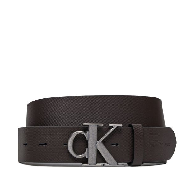 Calvin Klein Jeans Muški remen Calvin Klein Jeans Ro Mono Plaque Lthr Belt 40Mm K50K511418 Smeđa
