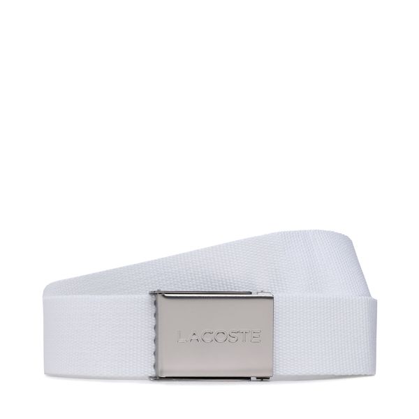 Lacoste Muški remen Lacoste RC2012 Bright White 001