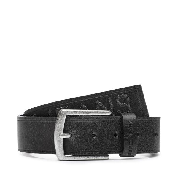 Pepe Jeans Muški remen Pepe Jeans PM021010 Black 999