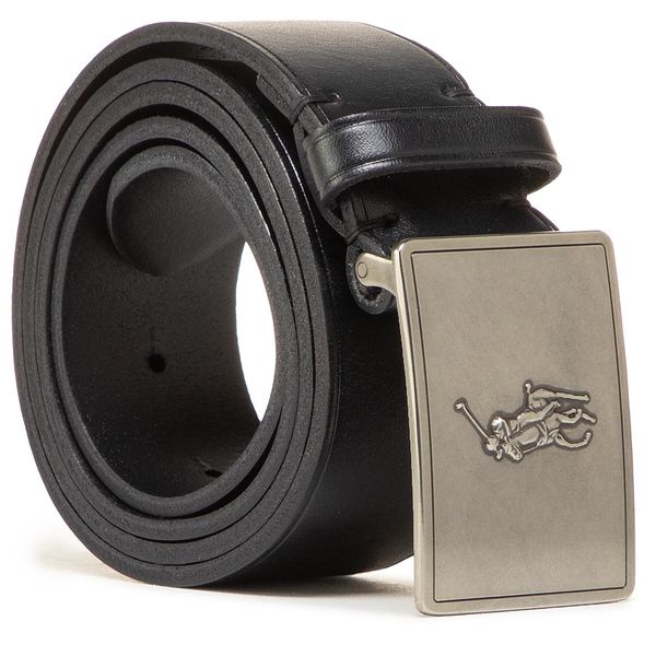 Polo Ralph Lauren Muški remen Polo Ralph Lauren 36mm Pp Plaque Belt 405691693001 Black