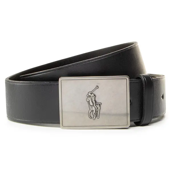 Polo Ralph Lauren Muški remen Polo Ralph Lauren 36mm Pp Plaque Belt 405691693001 Crna