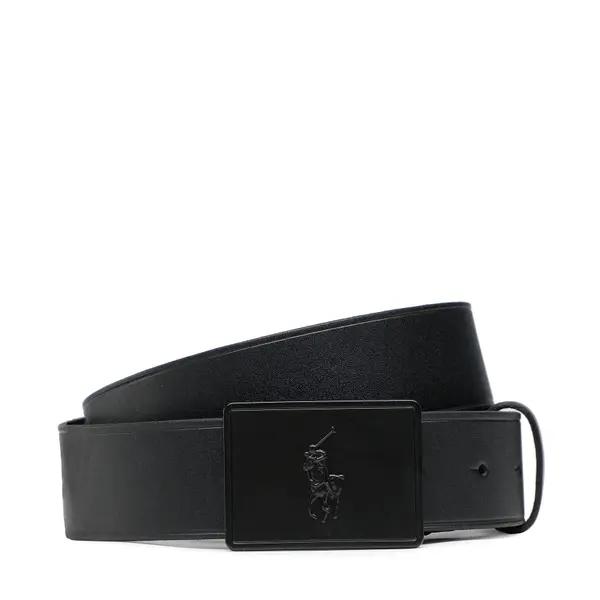 Polo Ralph Lauren Muški remen Polo Ralph Lauren 36mm Pp Plaque Belt 405691693005 Crna