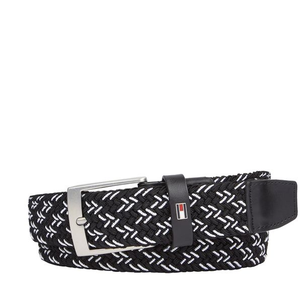 Tommy Hilfiger Muški remen Tommy Hilfiger Adan 3.5 Elastic AM0AM12051 Crna