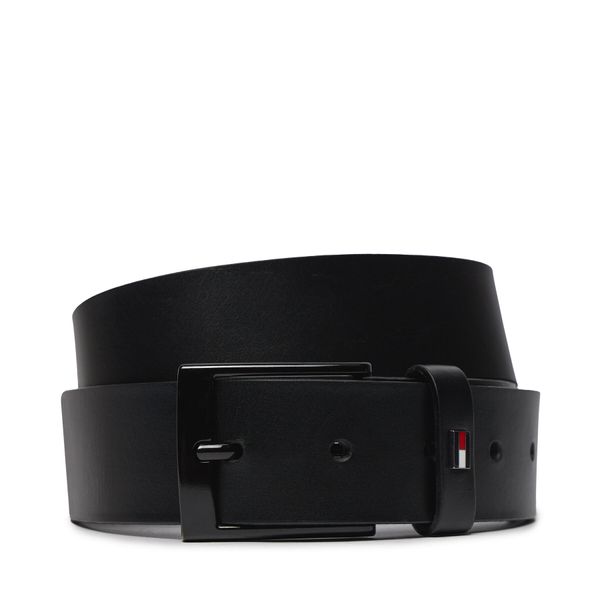 Tommy Hilfiger Muški remen Tommy Hilfiger Adan Leather 3.5 AM0AM12052 Black BDS