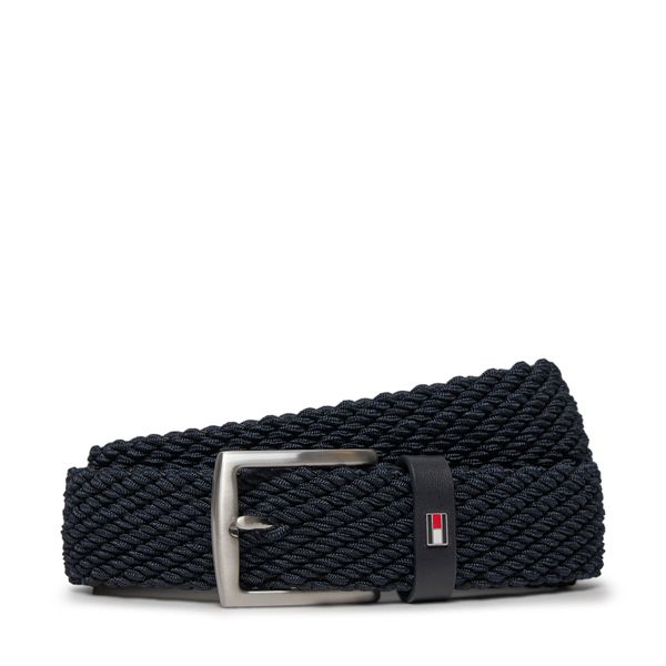 Tommy Hilfiger Muški remen Tommy Hilfiger Denton 3.5 Elastic AM0AM12243 Space Blue DW6