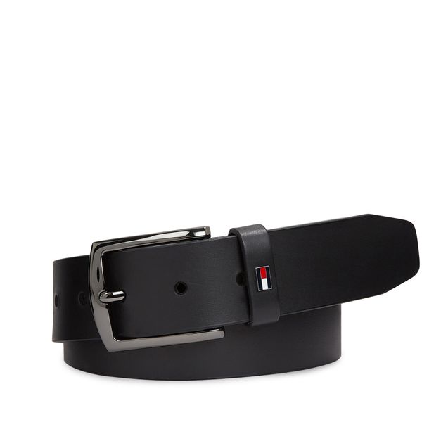 Tommy Hilfiger Muški remen Tommy Hilfiger Denton 3.5 Ext AM0AM11455 Crna
