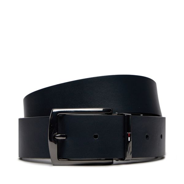 Tommy Hilfiger Muški remen Tommy Hilfiger Denton 3.5 Rev AM0AM12053 Black / Space Blue BDS