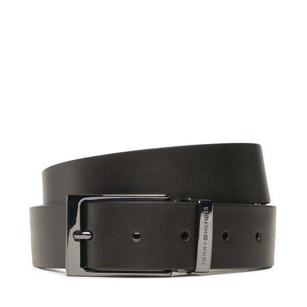 Tommy Hilfiger Muški remen Tommy Hilfiger Gp Double Buckle Belt AM0AM10809 Crna