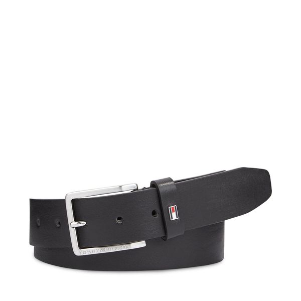 Tommy Hilfiger Muški remen Tommy Hilfiger Oliver 3.5 Adj AM0AM12166 Black BDS