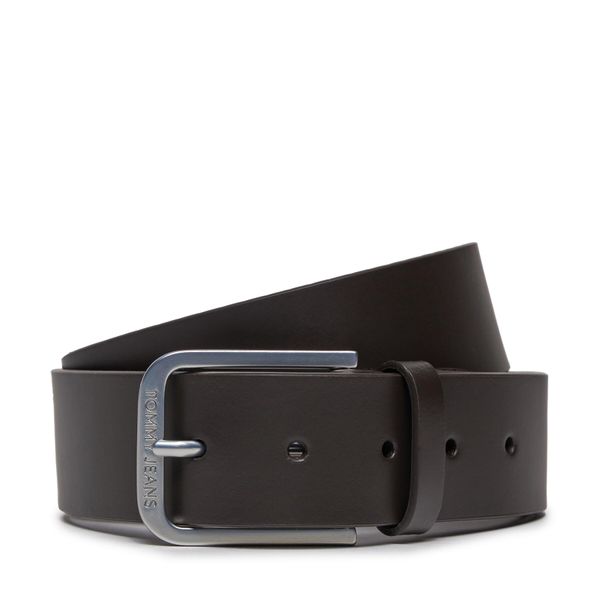 Tommy Hilfiger Muški remen Tommy Hilfiger Tjm Adj. Belt 4.0 AM0AM12270 Dark Brown 0HD