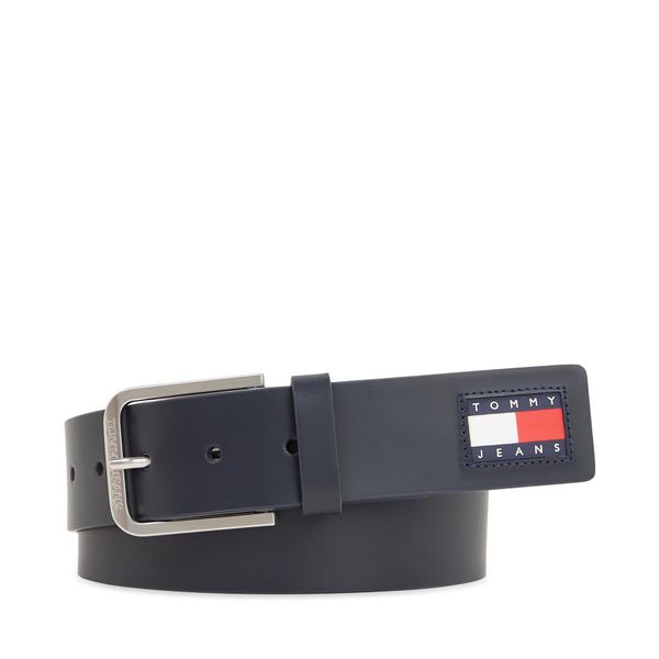 Tommy Jeans Muški remen Tommy Jeans Tjm Adj. Leather 4.0 AM0AM12339 Dark Night Navy C1G