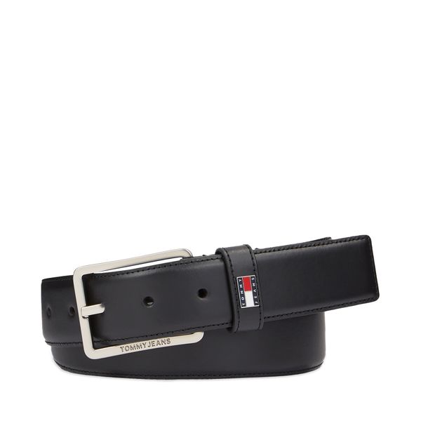 Tommy Jeans Muški remen Tommy Jeans Tjm Elevated Flag Leather 3.5 AM0AM12343 Black BDS