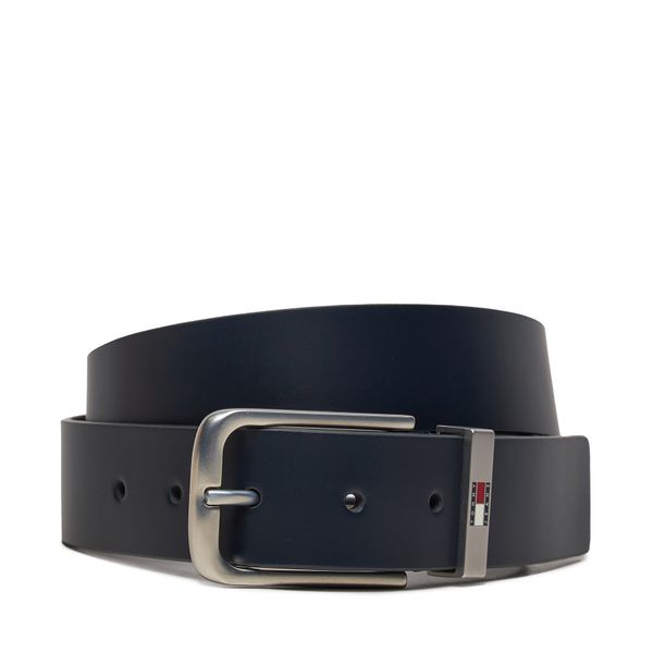 Tommy Jeans Muški remen Tommy Jeans Tjm Elevated Flag Leather 3.5 AM0AM12681 Tamnoplava