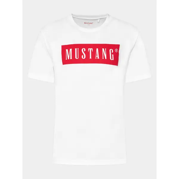 mustang Mustang T-shirt 1014749 Bijela Regular Fit