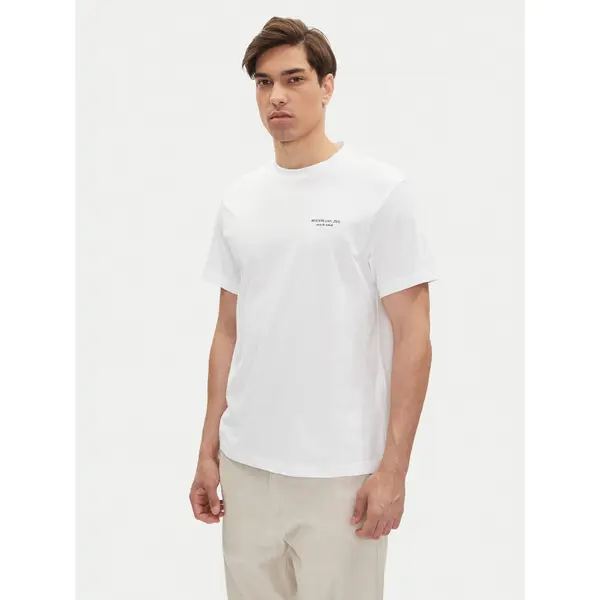 mustang Mustang T-shirt Akron 1016284 Bijela Relaxed Fit