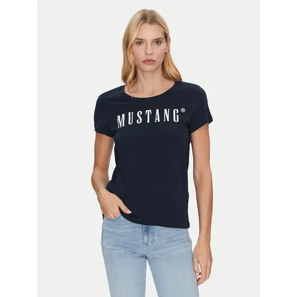 mustang Mustang T-shirt Alma 1013933 Tamnoplava Regular Fit