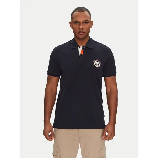 Napapijri Napapijri Polo E-Clanis NP0A4ID31761 Tamnoplava Regular Fit
