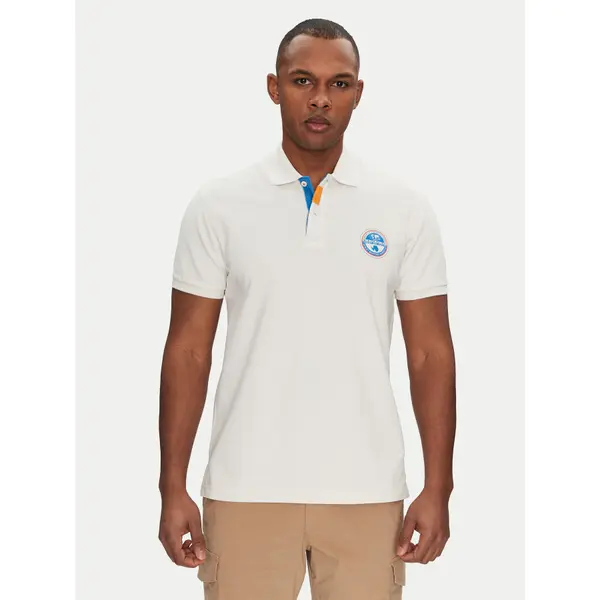 Napapijri Napapijri Polo E-Clanis NP0A4ID3N1A1 Bijela Regular Fit