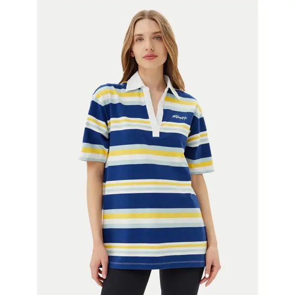 Napapijri Napapijri Polo E-Ete NP0A4ILK Plava Oversize